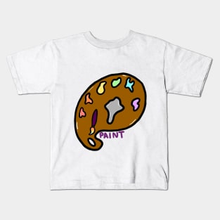 Paint Palette Kids T-Shirt